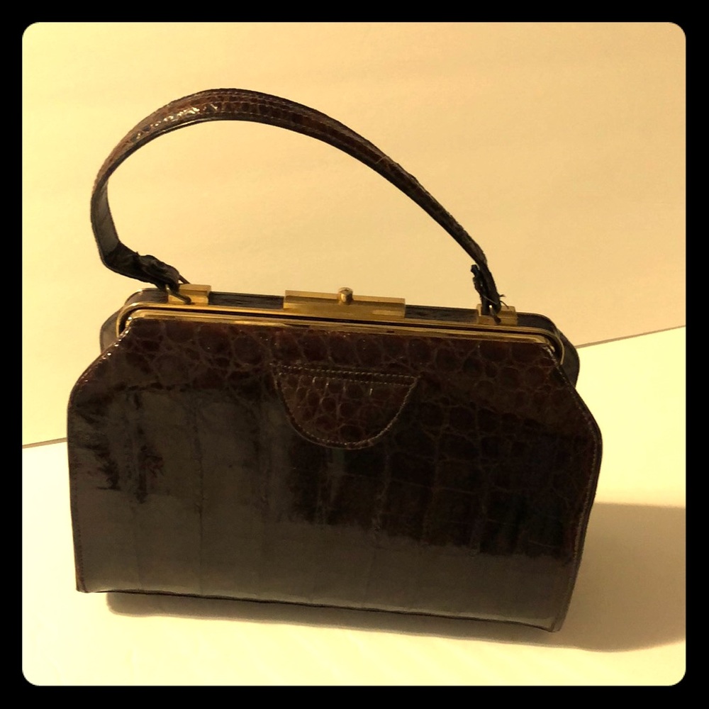 Vintage alligator bag.